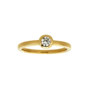 Ringe*Viventy 781421 Ring Damen Zirkonia Silber Gelbgold Vergoldet