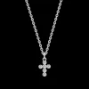 Halsketten*Xenox Kette mit Anhänger Damen Kreuz Zirkonia 925 Silber XS10037