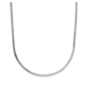 Halsketten*Xenox KHE030 Collier Fischgrätenkette Damen Basic Sterlingsilber