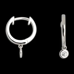 Ohrschmuck*Xenox Ohrringe Creolen Damen Zirkonia 925 Sterlingsilber XS8655