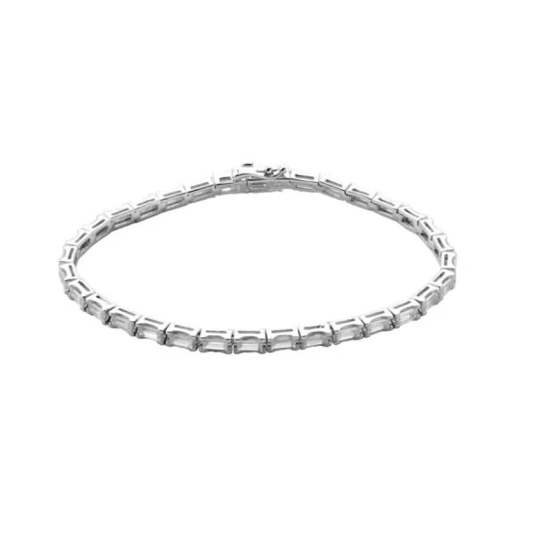 Armbänder & Armreife*Xenox Tennisarmband Damen Krappe Zirkonia Silber 18,5 cm XS2045/L