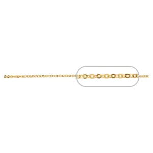 Halsketten*Xenox XG14K3901 Karreekette Damen Fine Basic 14 Karat Gelbgold 585/-