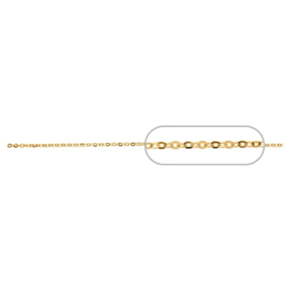 Halsketten*Xenox XG14K3901 Karreekette Damen Fine Basic 14 Karat Gelbgold 585/-