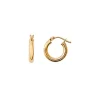 Ohrschmuck | Kinderschmuck*Xenox XG9K6011G Creolen Ohrringe Damen Fine Klein Gelbgold 375/-