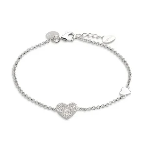 Armbänder & Armreife*Xenox XS2783 Armband Damen Love Story Herz Zirkonia Sterling-Silber