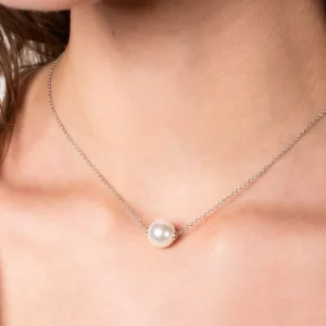 Halsketten*Xenox XS5322 Halskette mit Anhänger Damen Pearl Dreams Weiss Sterling-Silber