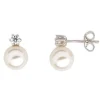 Ohrschmuck*Xenox XS5261 Ohrringe Ohrstecker Damen Pearl Dreams Silber Weiss Ø 8 mm