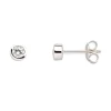 Ohrschmuck*Xenox XS7122 Ohrstecker Damen Sterling-Silber Circle Zirkonia Zarge Ø 5 mm