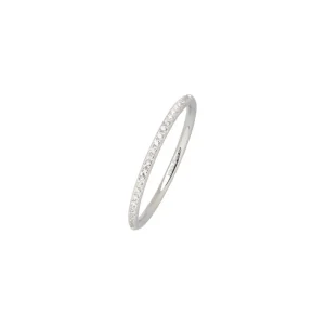 Ringe*Xenox XS1721 Ring Damen Krappe 25 Zirkonia Weiss Sterling Silber