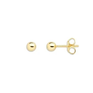 Ohrschmuck*Xenox XS3509GN Ohrringe Ohrstecker Damen Modern Classic Silber Gold Ø 4 mm