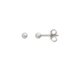 Ohrschmuck*Xenox XS3505N Ohrringe Ohrstecker Modern Classic Sterling-Silber Matt Ø 3 mm