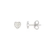 Ohrschmuck*Xenox XS3414N Ohrstecker Love Story Silber Zirkonia Herzform