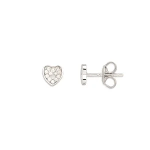 Ohrschmuck*Xenox XS3414N Ohrstecker Love Story Silber Zirkonia Herzform